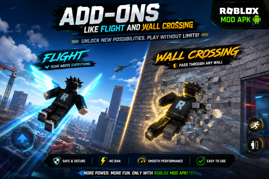 Add-ons Like Flight and Wall Crossing
